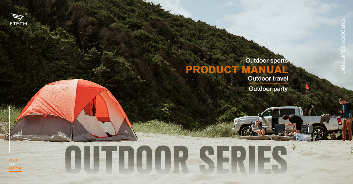 outdoor actitivty equipment product manual. For travel  & party.
