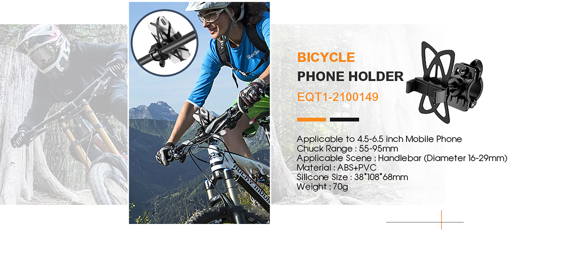 bicycle phone holder to settle your phone while outdoor cycling